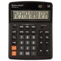 Калькулятор 14 раз. Brauberg EXTRA, 206x155мм, черный (с250474)