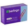 Скрепки 28мм цветные BERLINGO 1п/100шт 1/10/300 (р115999)